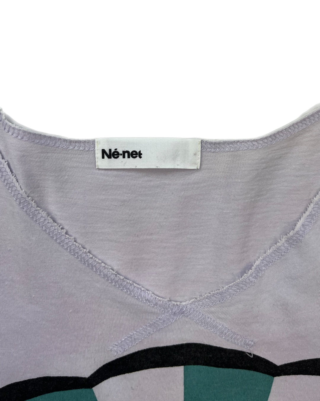 Né-Net Taj Mahal Lilac Cut & Sew Tee - Size 2 (JPN)