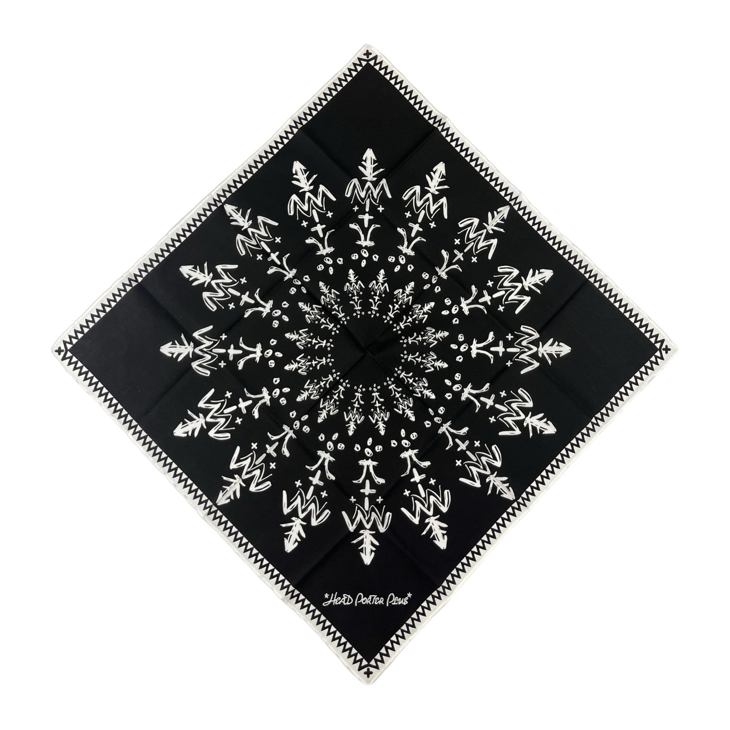 Head Porter Plus Black/White Bandana HPP-9140