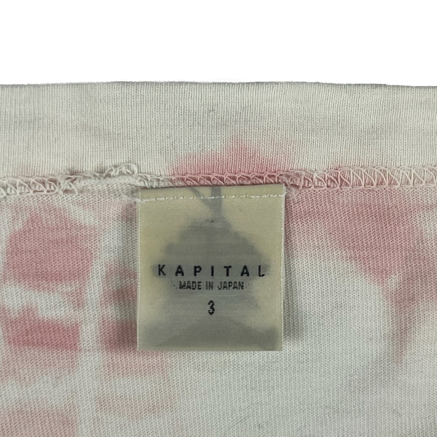 Kapital Kountry Redux Tie-Dye Oversized SLEEP Tee -Size 3