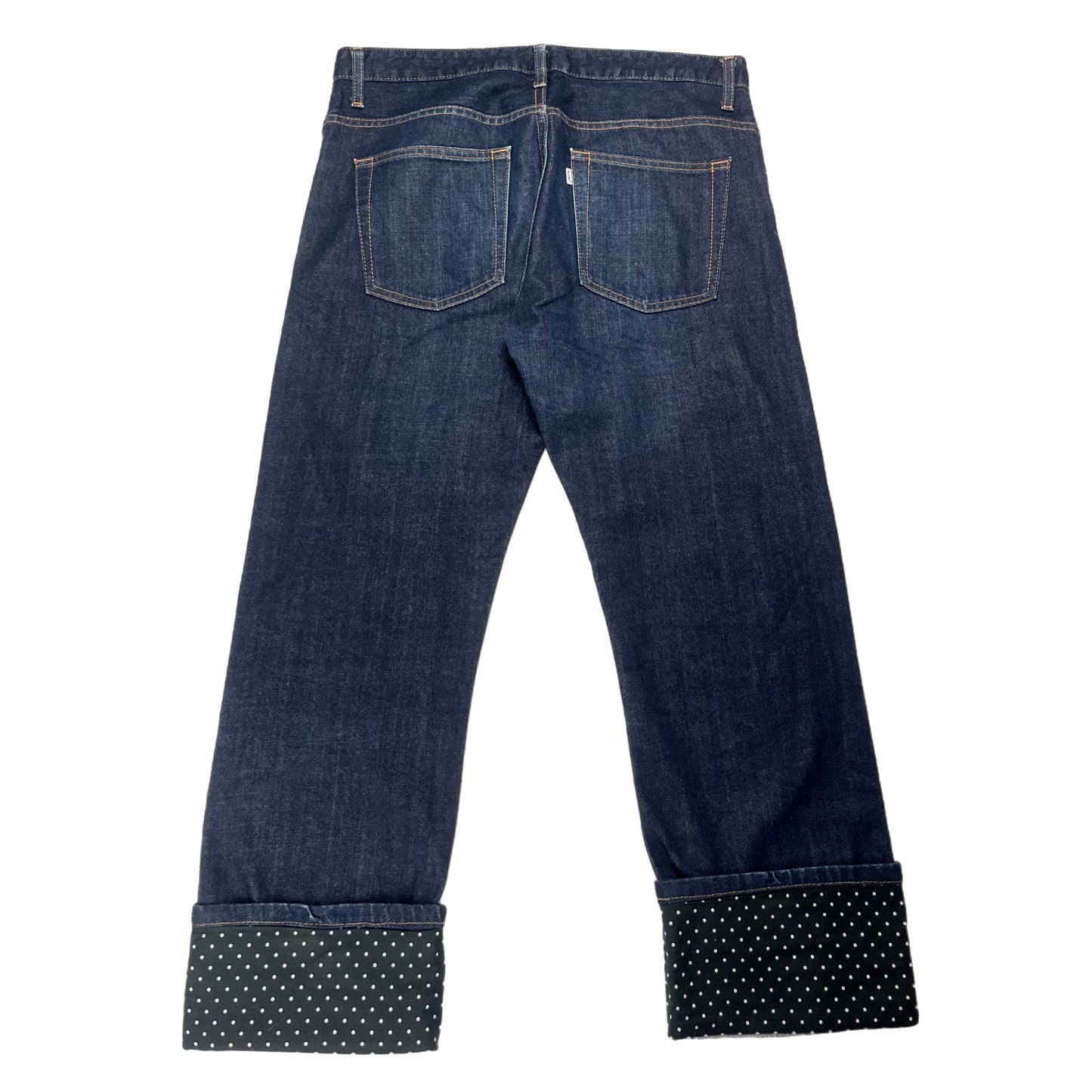 BEAMS Polka Dot Cuff Denim - Size 32