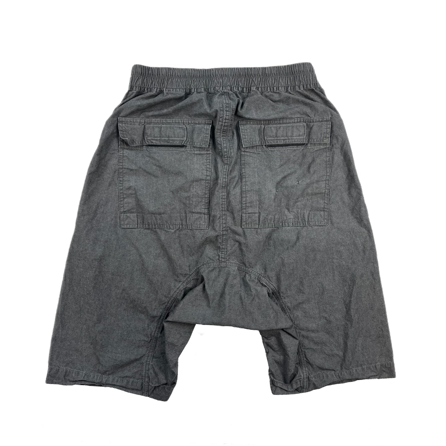 Rick Owens DRKSHDW Black Melange Cargo Basket Swingers - Size Medium
