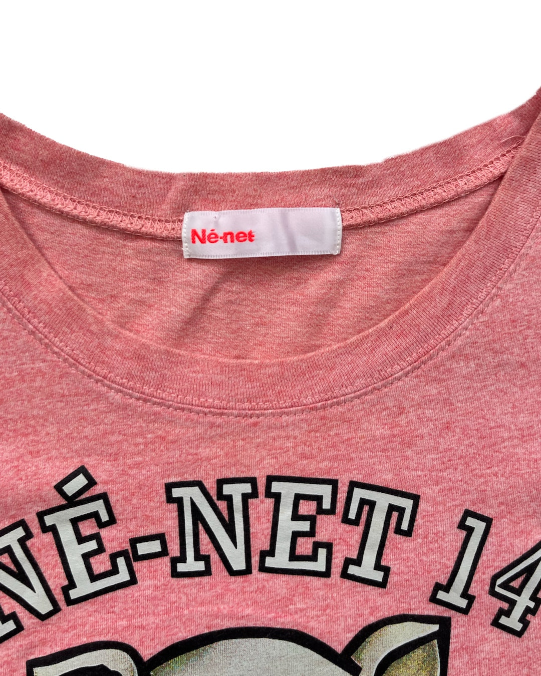 Né-Net Pink University Tee - Size 2 (JPN)