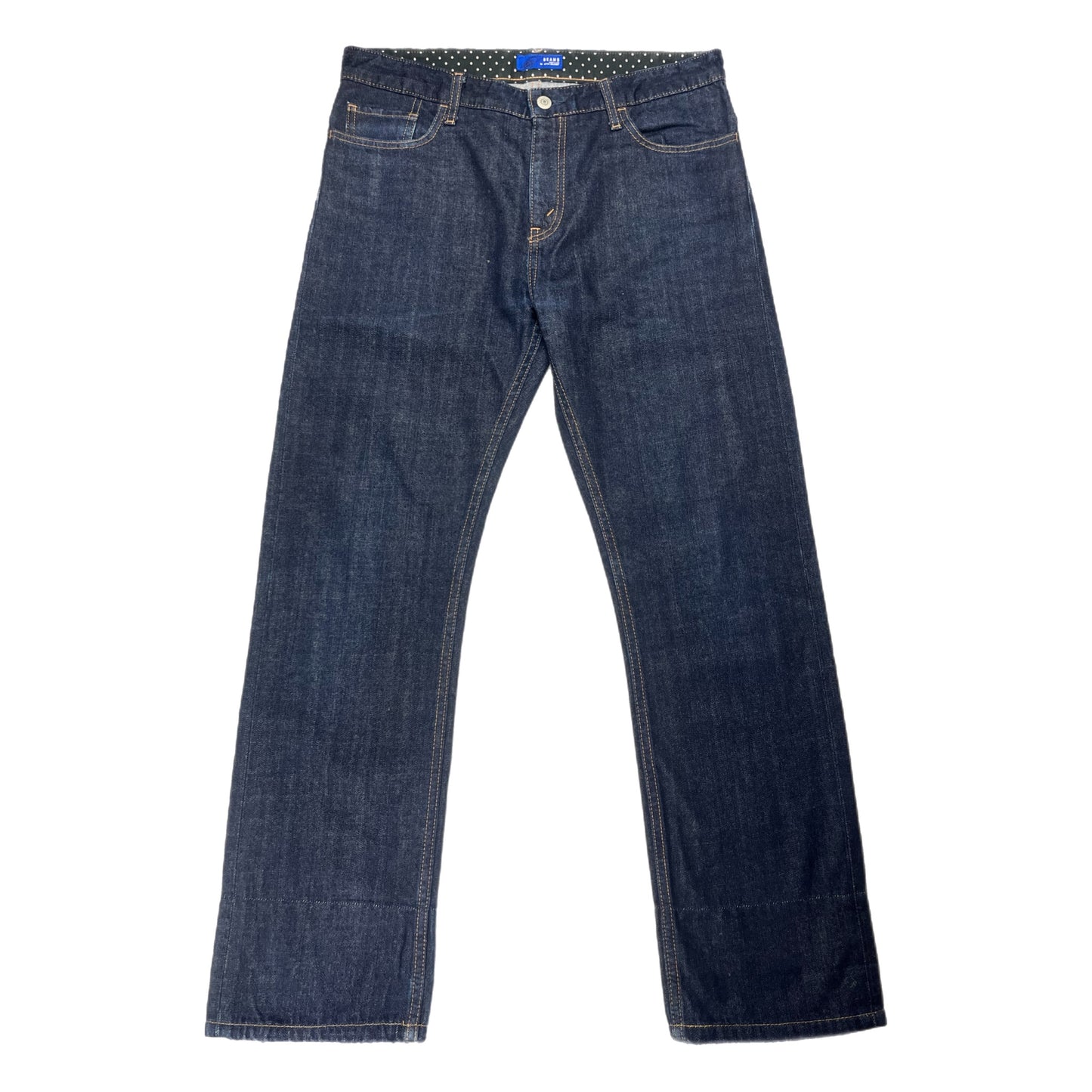 BEAMS Polka Dot Cuff Denim - Size 32