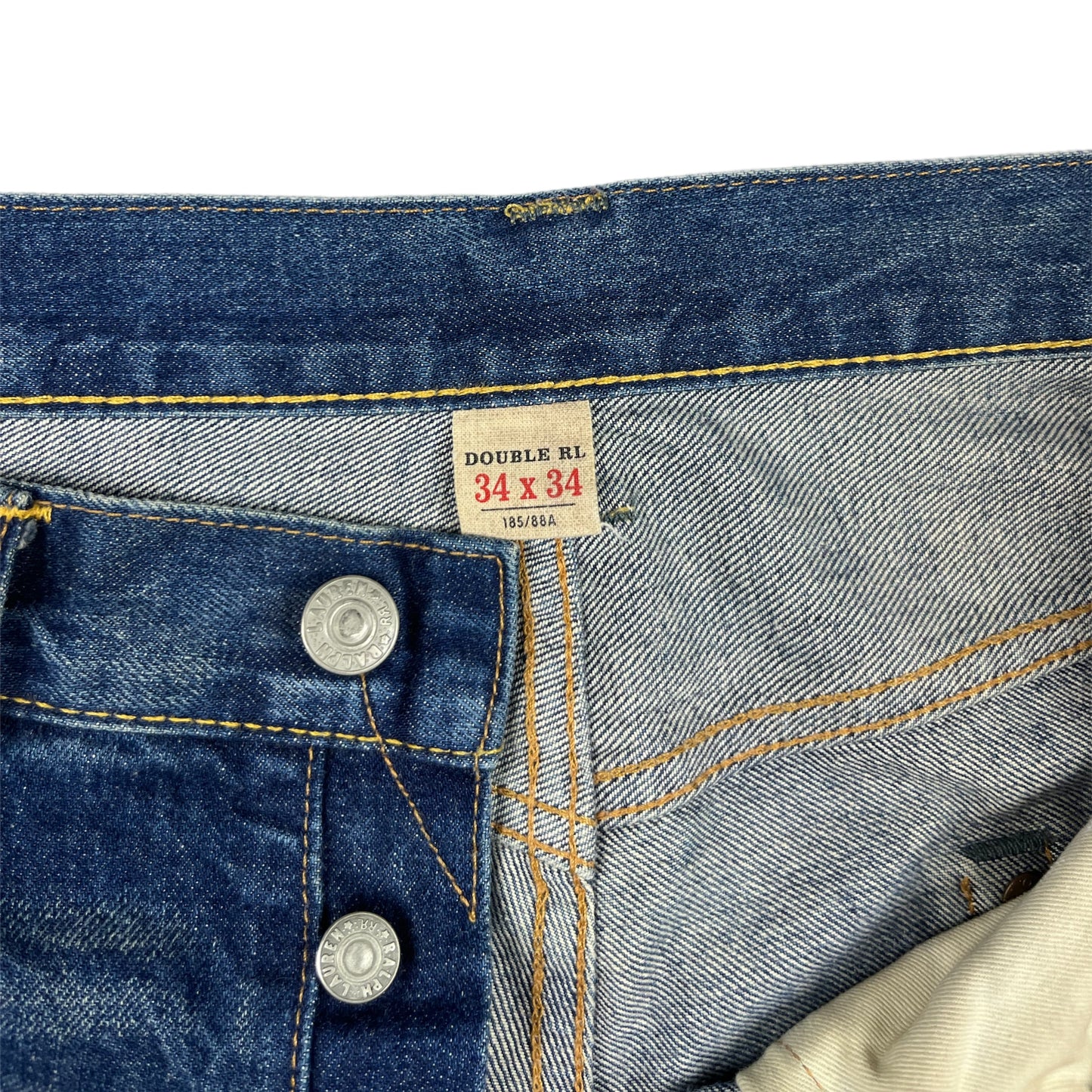 RRL 5-Pocket Selvedge 'Heavy Grandfalls' Wash - Size 34
