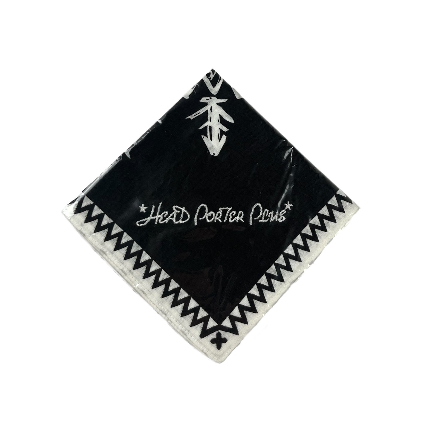 Head Porter Plus Black/White Bandana HPP-9140