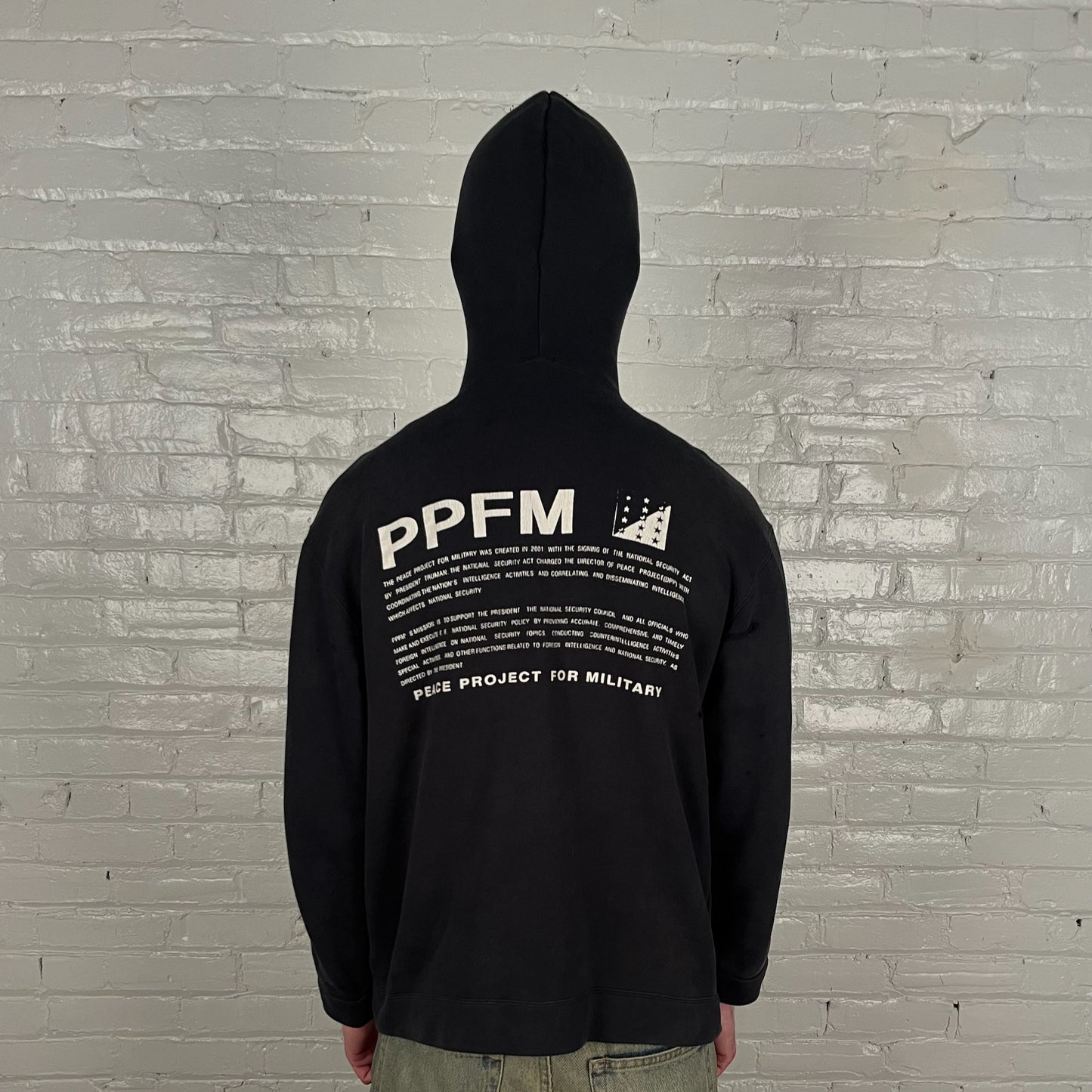 FB IN-STORE ONLY PPFM 2001 Peace Project For Military Balaclava Hoodie - Size Free