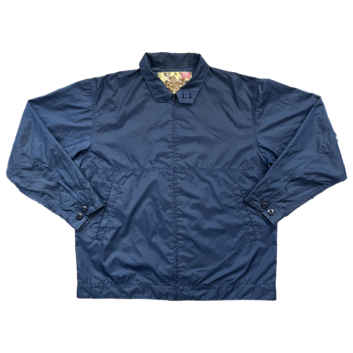 Undercover ss2000 'Generation F*ck You' Navy Coaches Jacket - Size X-Large