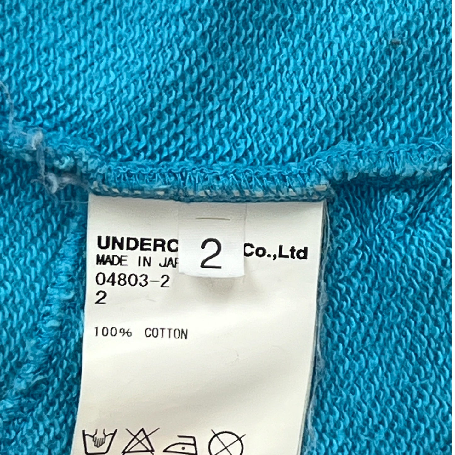 Undercover ss15 'Adventure' Lake Blue Hoodie - Size 2 (JPN)