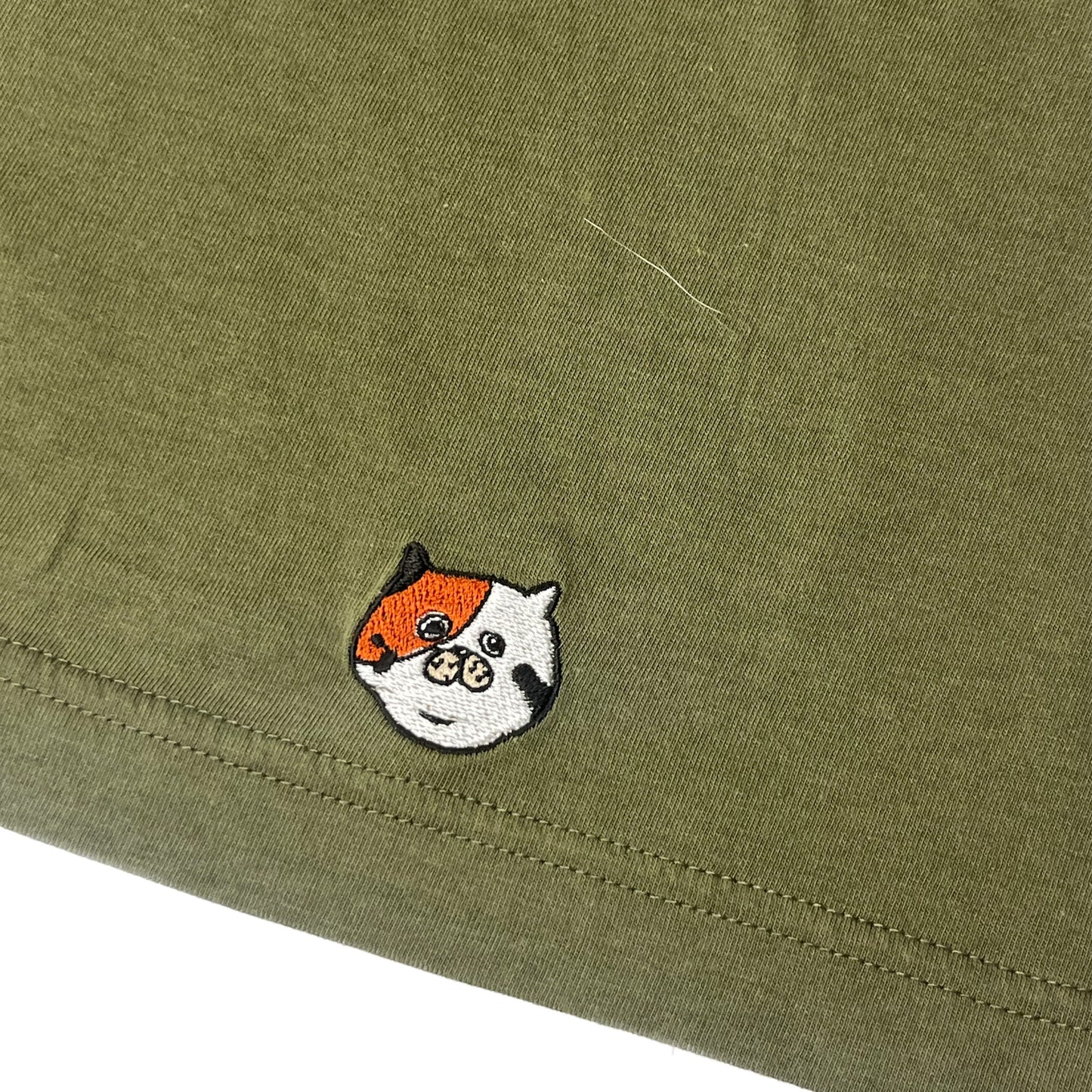 Né-net Olive Long Sleeve Calico Top - Size 2 (JPN)