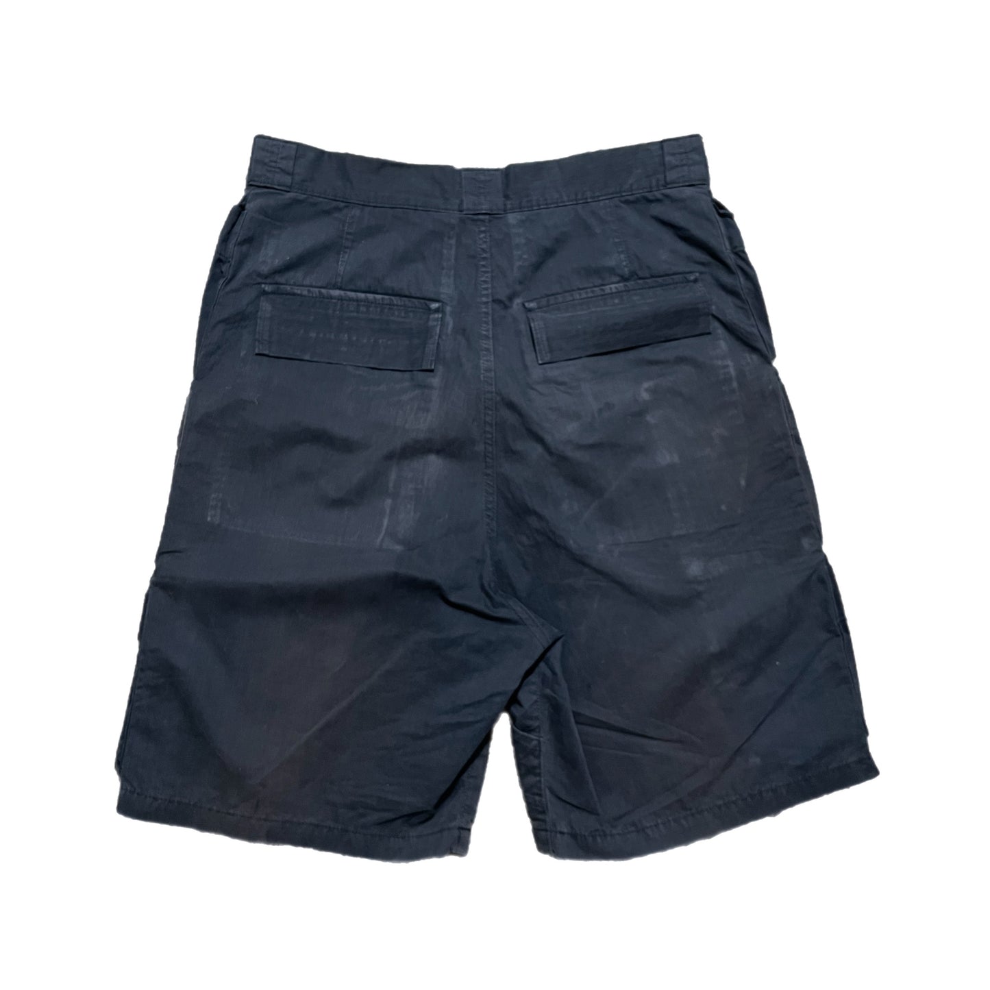 Kapital Black Rip-Stop Nam Cargo Shorts - Size 3