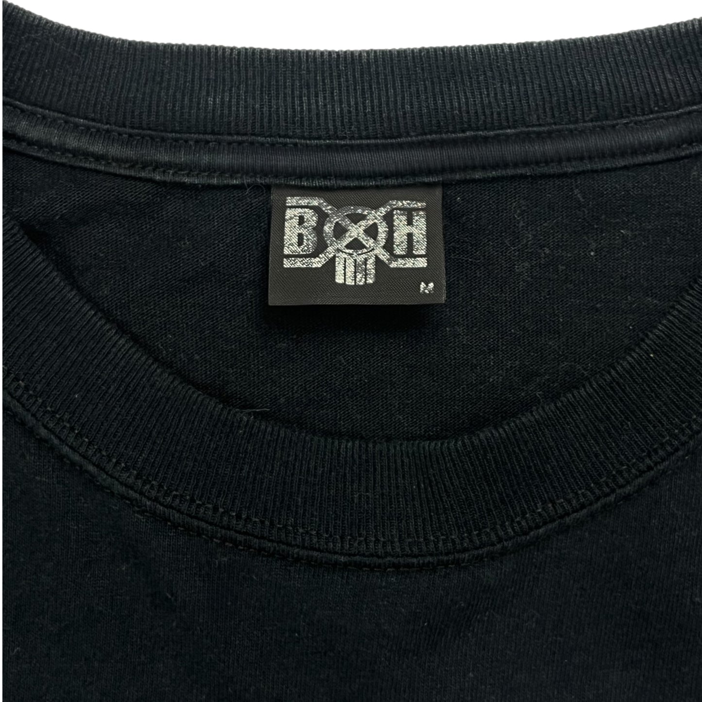 Bounty Hunter Skull Logo Black Tee - Size Medium