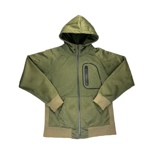 Edwin Brown Zip Up Hoodie - Size Medium