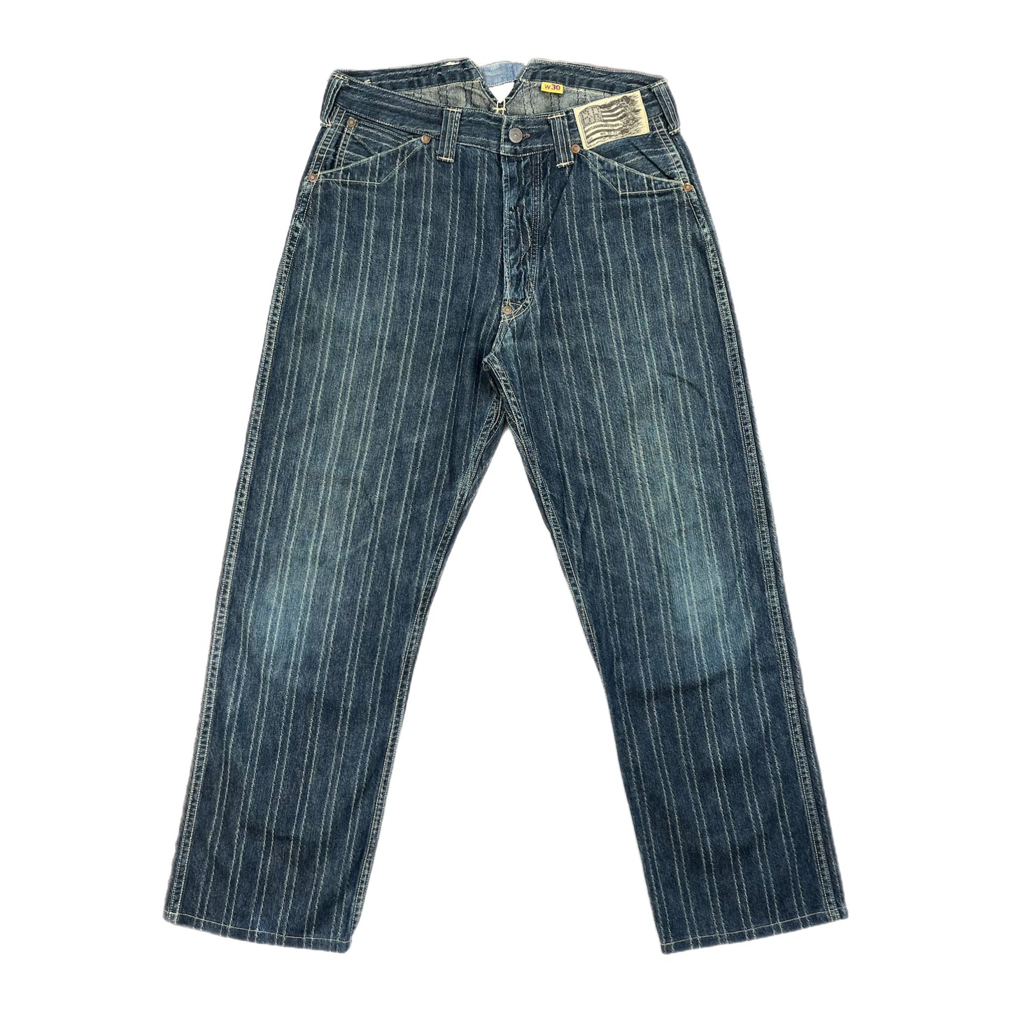 Bootleggers Reunion Striped Work Pants - Size 30