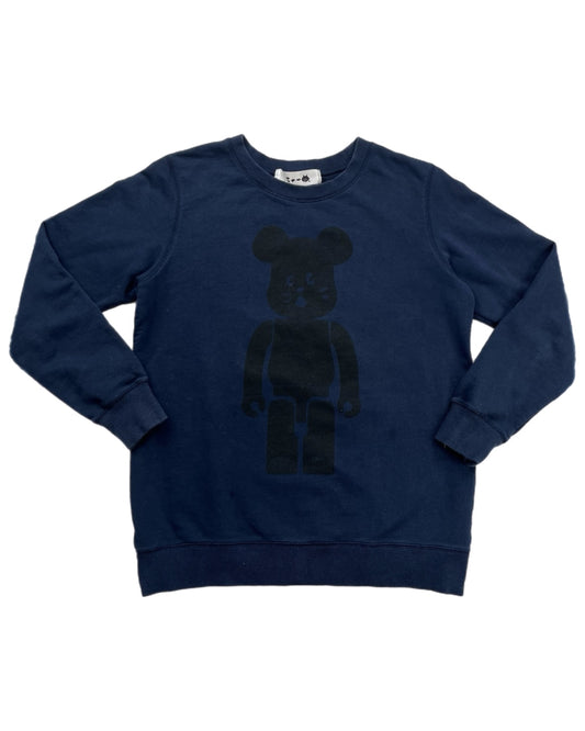 Né-Net x Medicom Navy Nya Be@rbrick Crewneck - Size 2 (JPN)