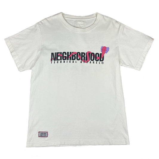 Neighborhood x Original Fake 4th Anniversary White Tee - Size 3 (JPN)