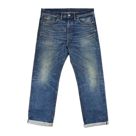 RRL 5-Pocket Selvedge 'Heavy Grandfalls' Wash - Size 34
