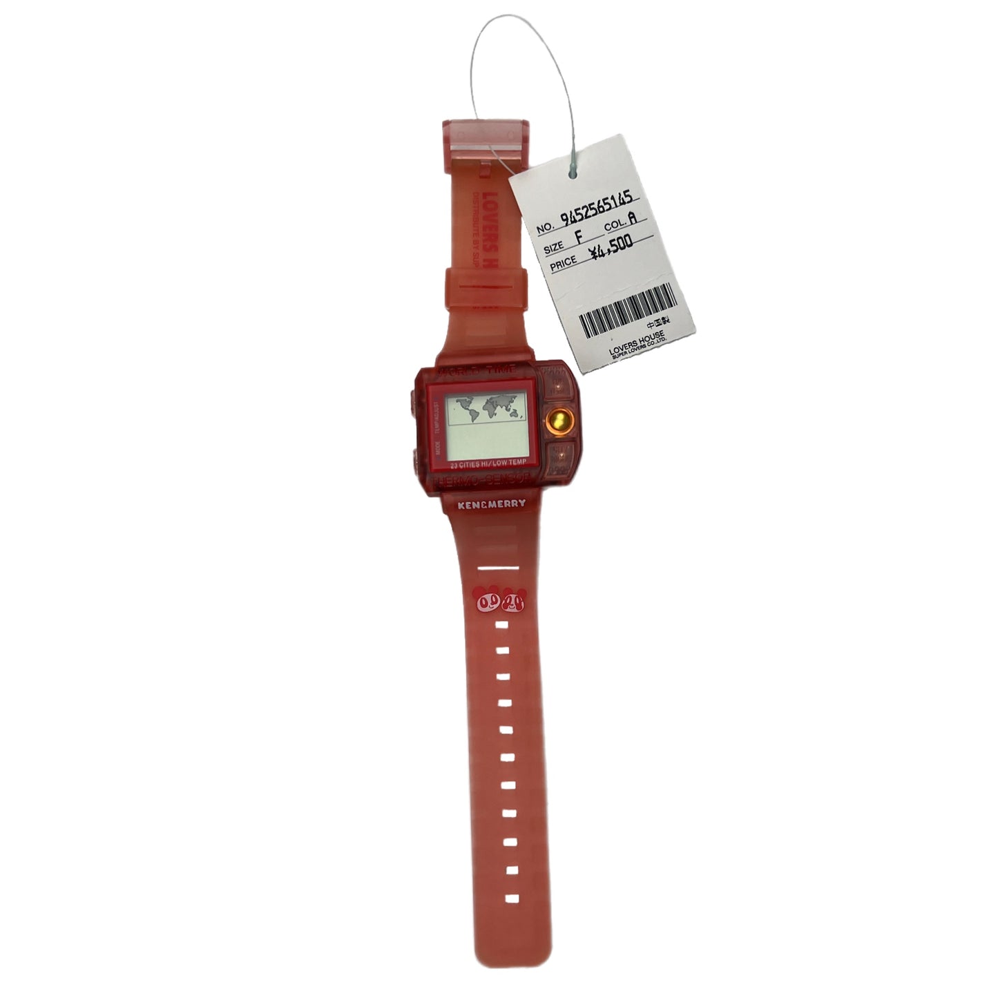 LOVERS HOUSE Orange Ken & Marry Digital Watch - OS