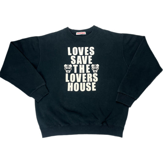 NOL 1998 LOVERS HOUSE Ken & Mary Black Crewneck - Size Medium