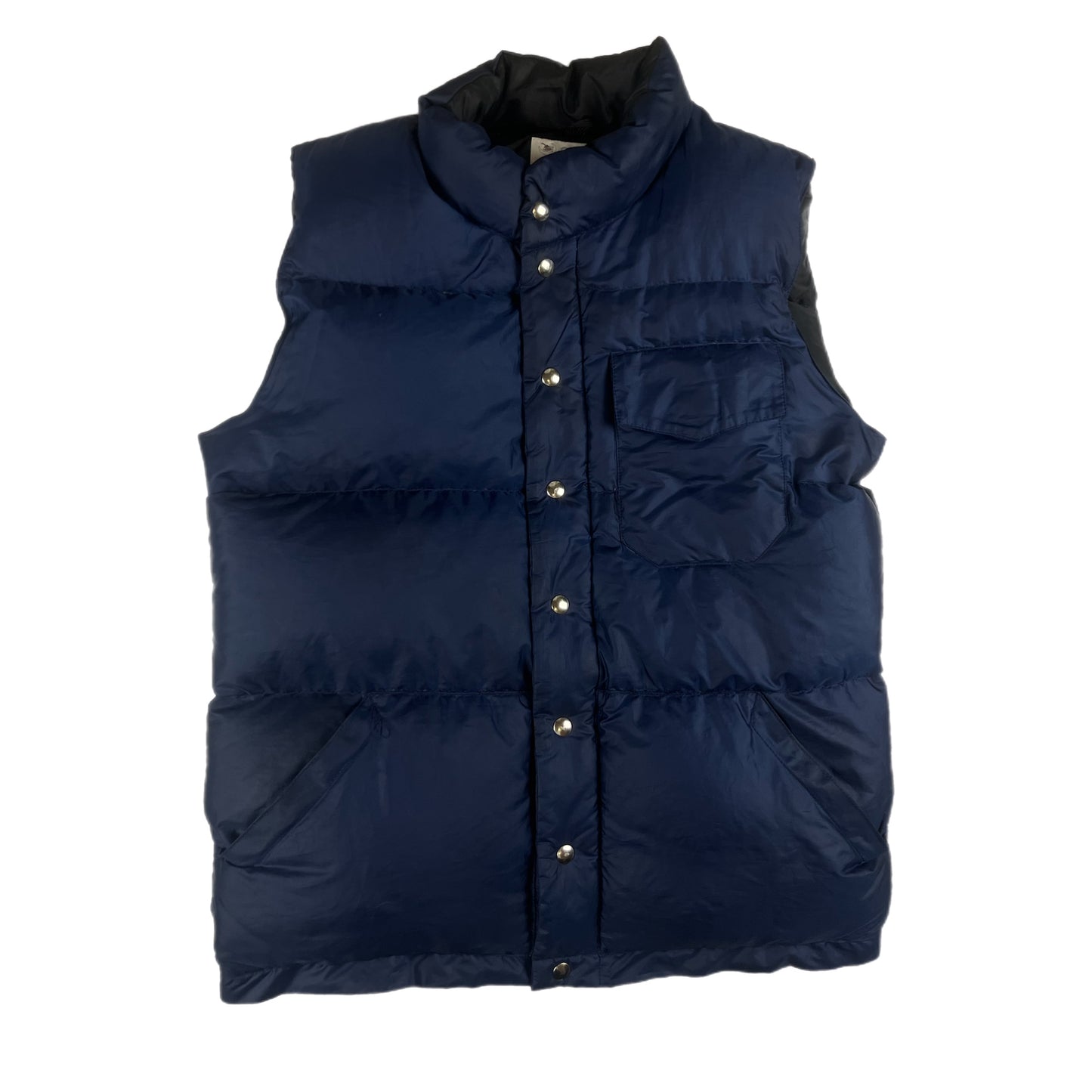 Head Porter Plus x Crescent Down Works Navy Down Puffer Vest - Size X-Large