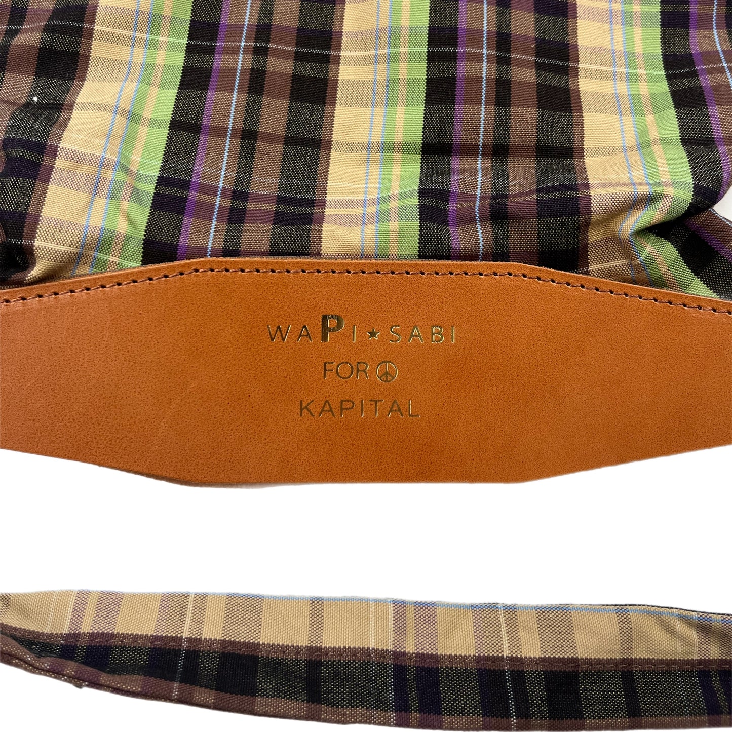 Kapital OX Check Peligan Bag - Large