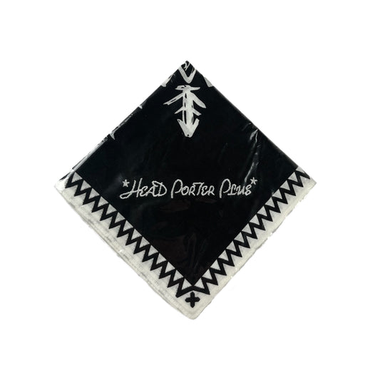 Head Porter Plus Black/White Bandana HPP-9140