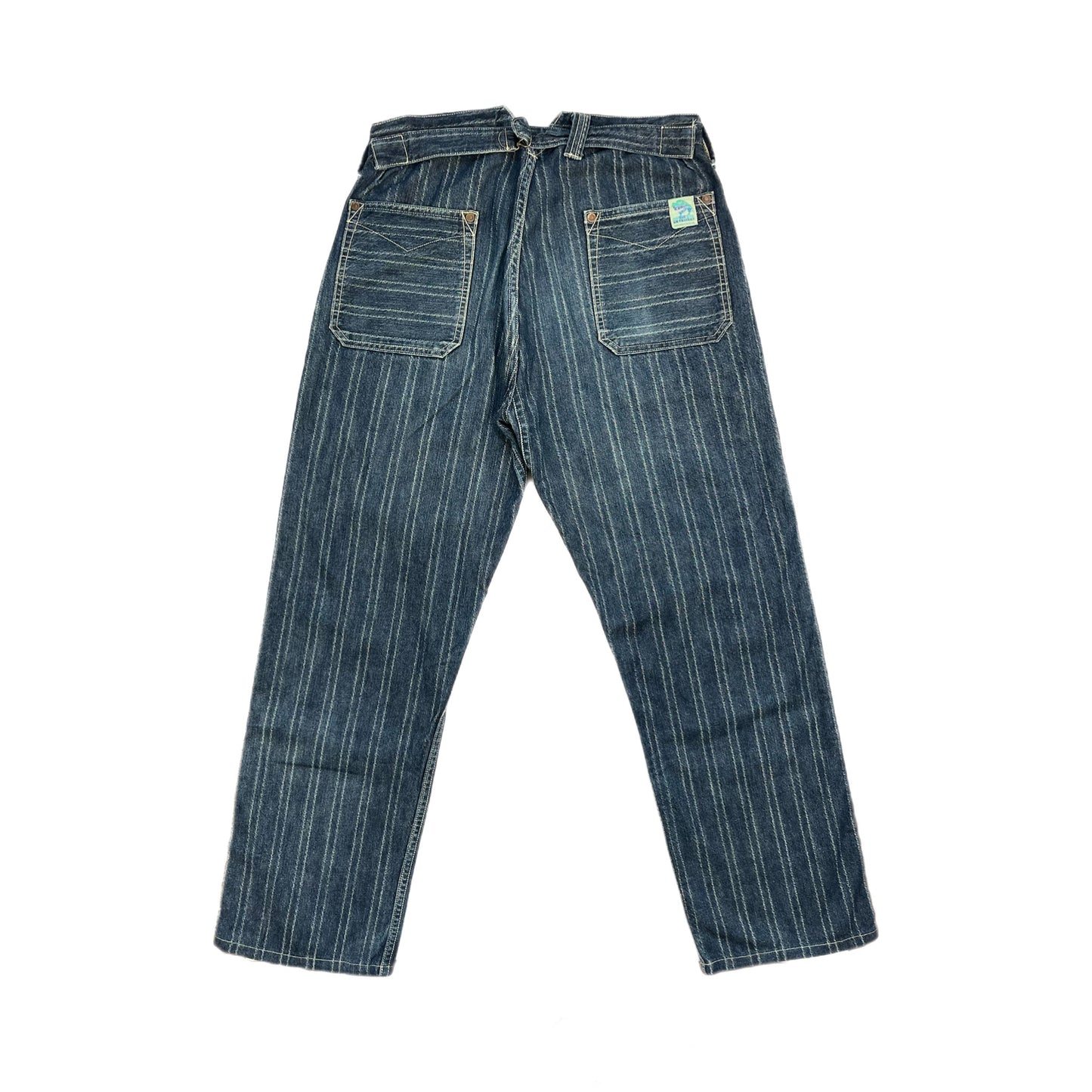 Bootleggers Reunion Striped Work Pants - Size 30