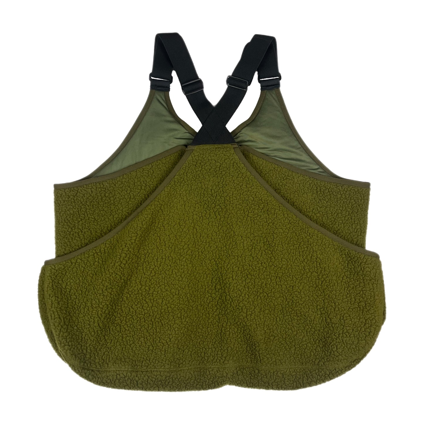 Snow Peak Olive Thermal Boa Fleece Vest - Size Large