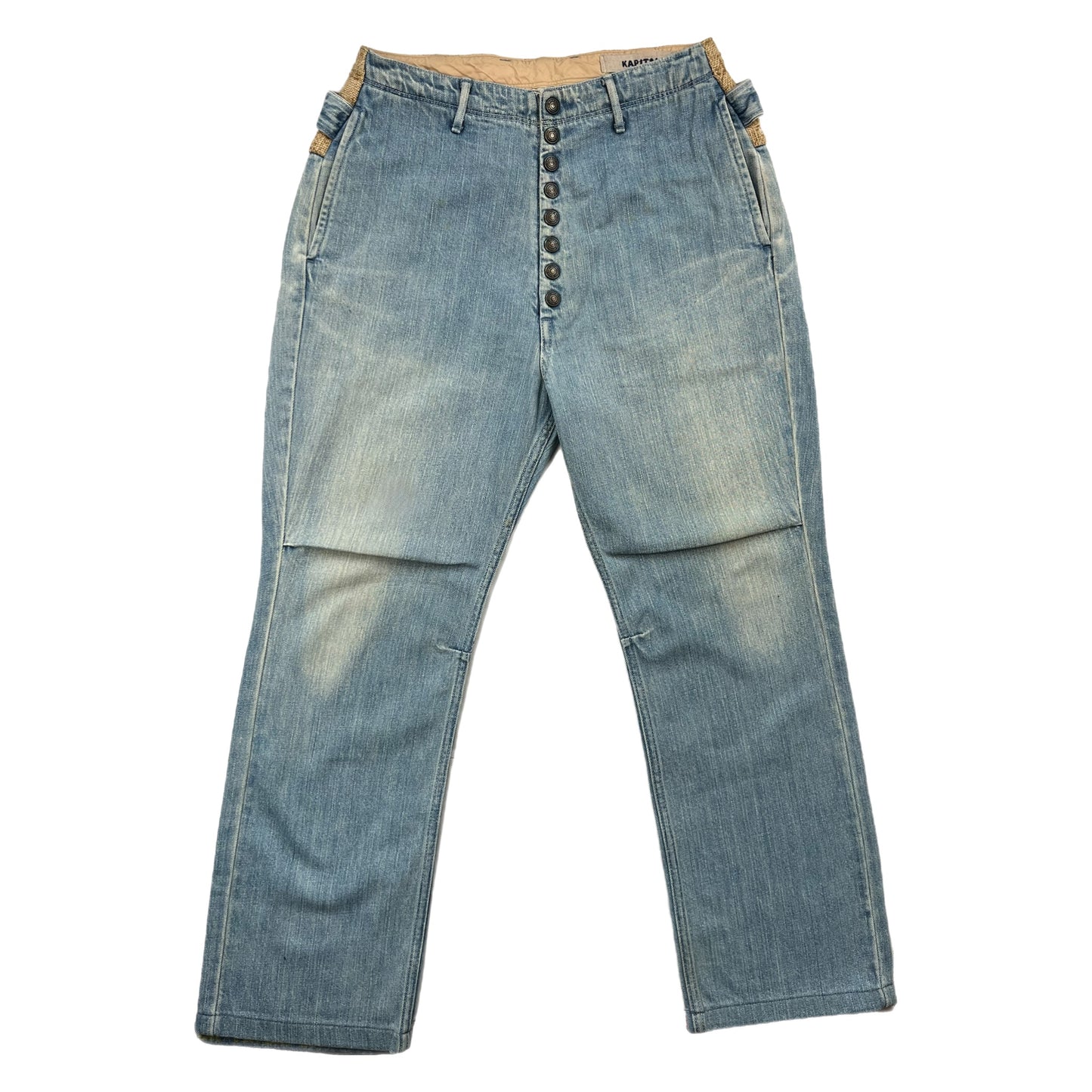 Kapital Clown Denim Light Wash/Hemp - Size 2(JPN)