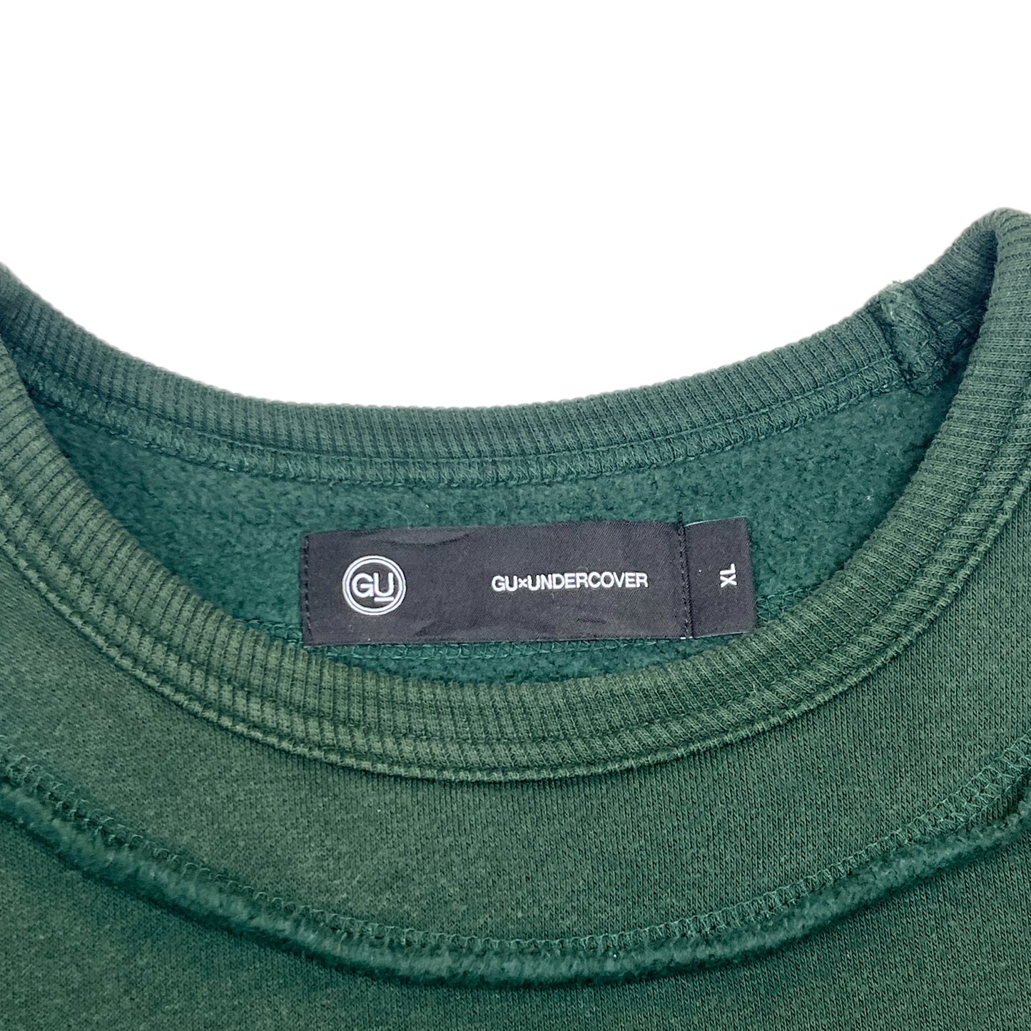 GU x Undercover Green Double Zipper Oversized Crewneck - Size X-Large