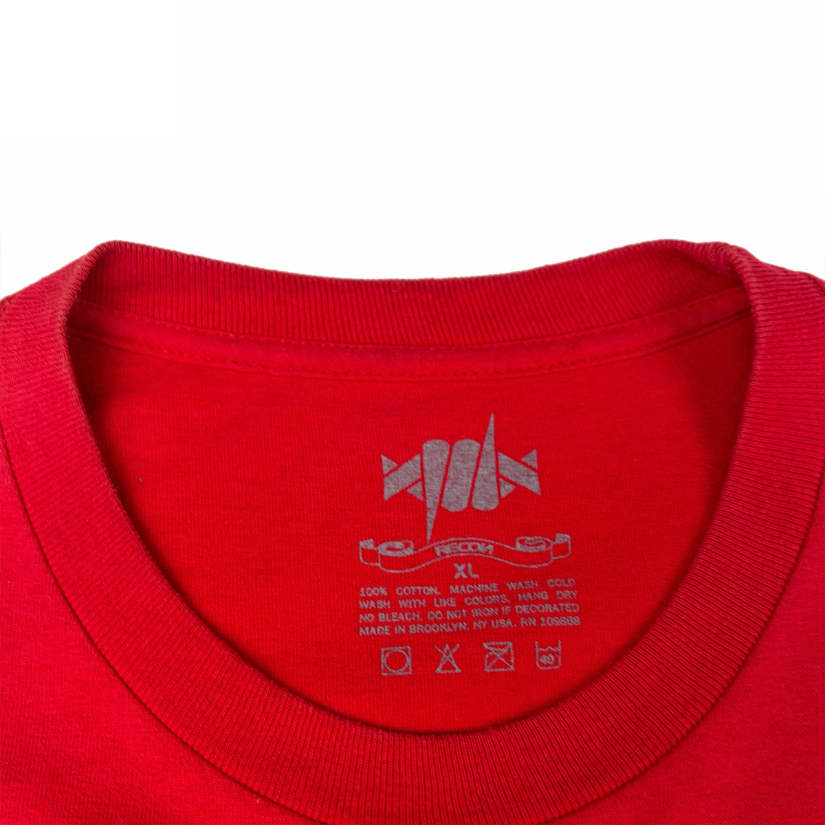 BARB WIRE RED TEE