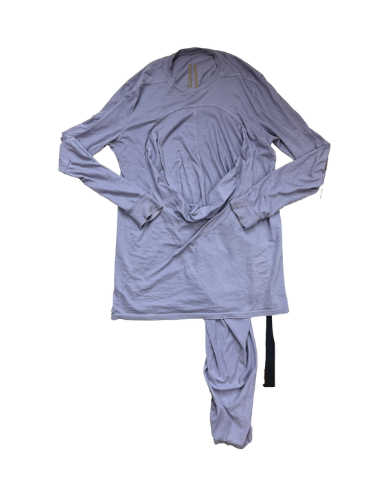 Rick Owens DRKSHDW 'Purple Cotton Long Sleeve T-Shirt' -Size X-Large
